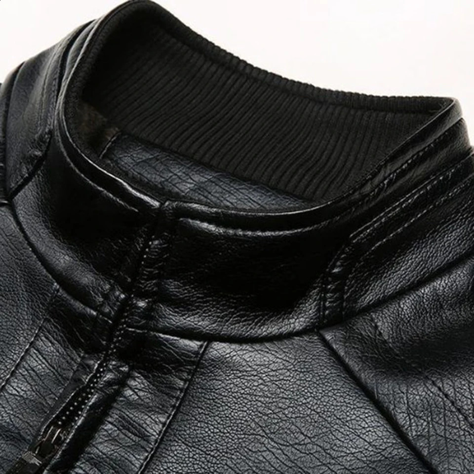 Mens Faux Leather Suit Jacket Slim Blazer Pu Coat Fashion Streetwear Outerwear Slim Fit Blazer StreetwearOuterwear 240813