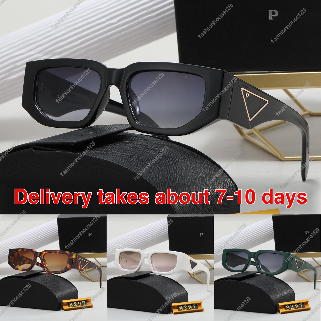 Lunettes de soleil de luxe supérieures Polarisation Lens Designer Womens Mens Goggle Senior Eyewear pour femmes lunettes de lune