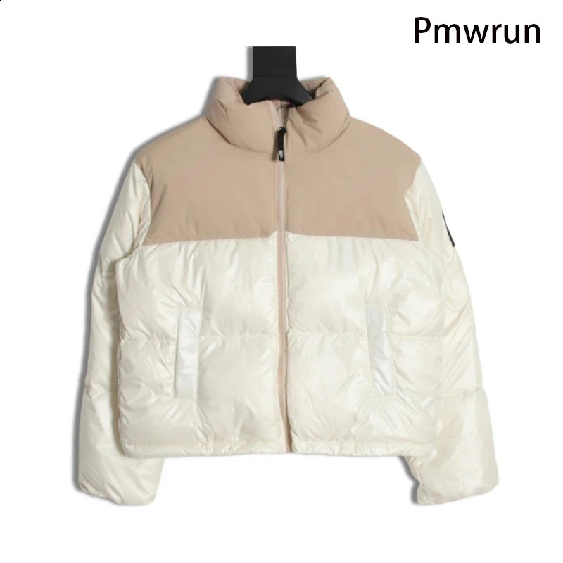 Face Womens Winter Warm Jacket Top Bread Coat High Quality 1 Short Bright Retro Down 240813