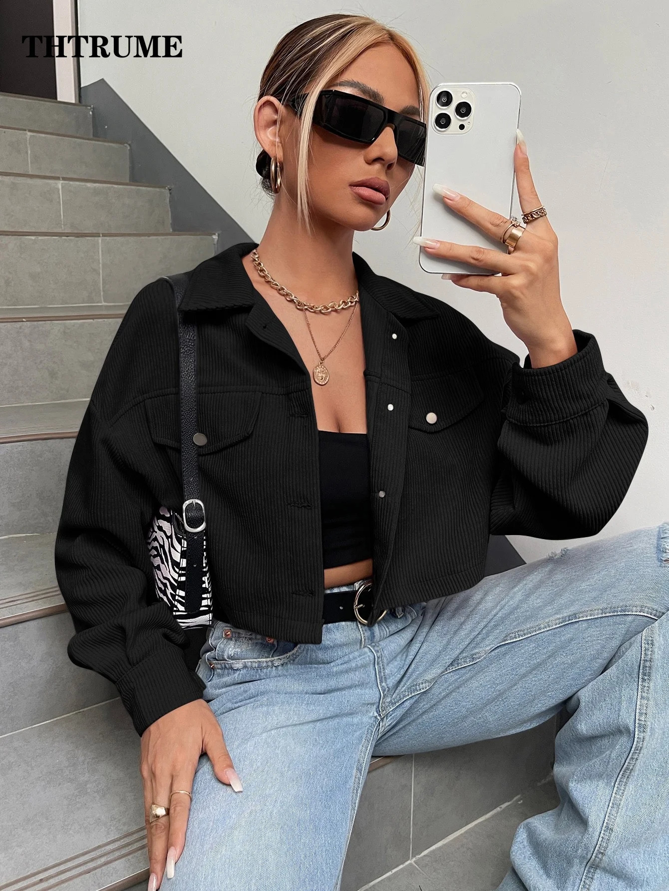 Elegant Solid Color Chic Coats Fashion Women Winter Autumn Slim Single Breasted Lapel Jackets Casual Office Lady Warm Jacket 240812
