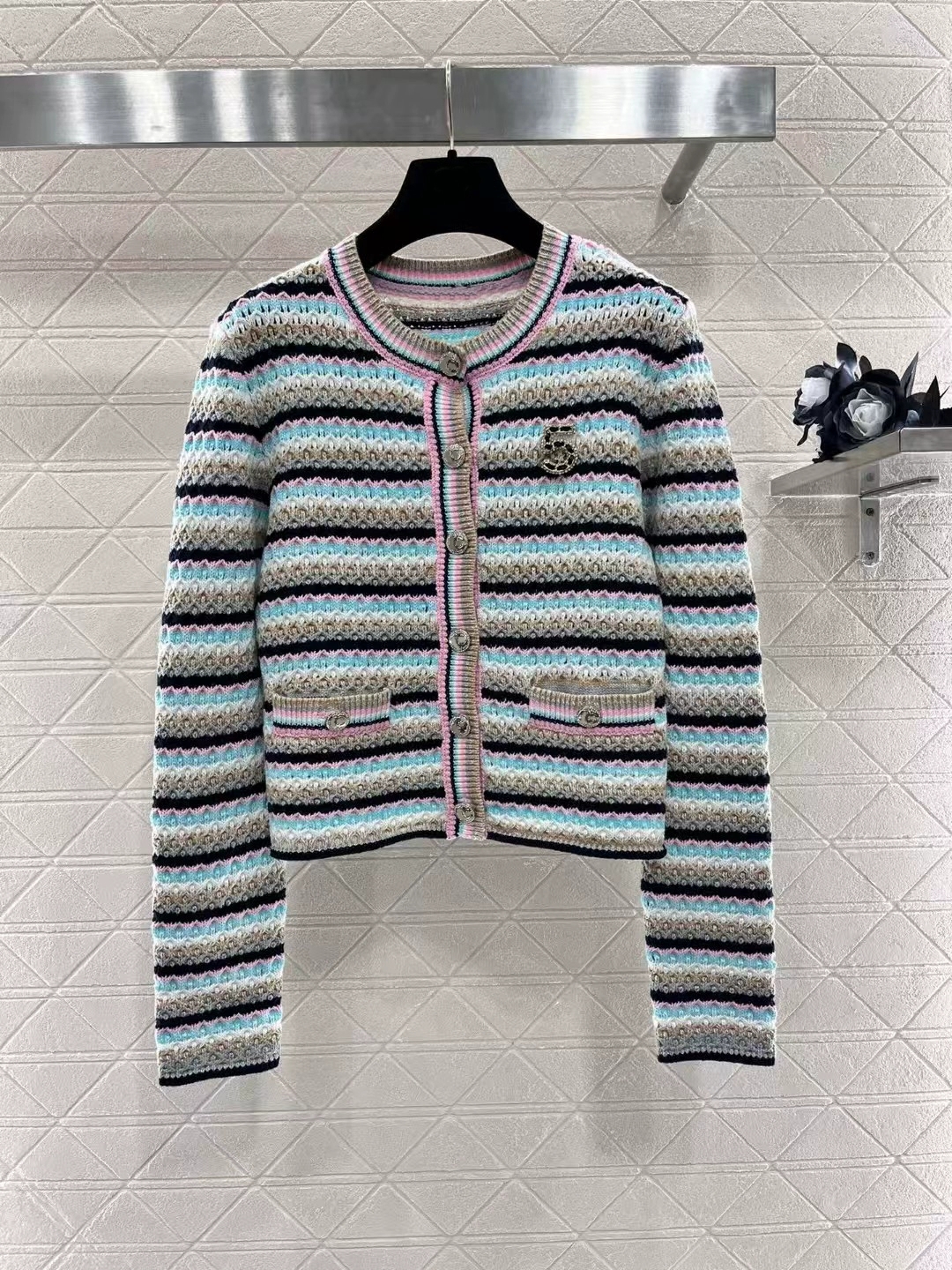 CC JACKET designer Womens Coat Designers Clothes Women 2024 Paris Runway Cardigan High Quality Designer Cardigan Sweaters Womens Jackets Womens Desi