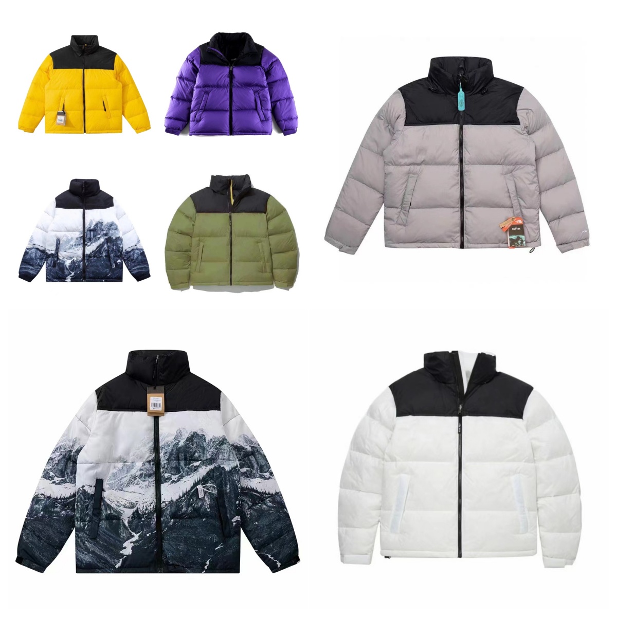 mens Winter puffer jackets down coat Women Coat Cotton Parka Overcoat Casual Thick Warm womens Fashion Down jacket Couples Parka Warm Feather Out