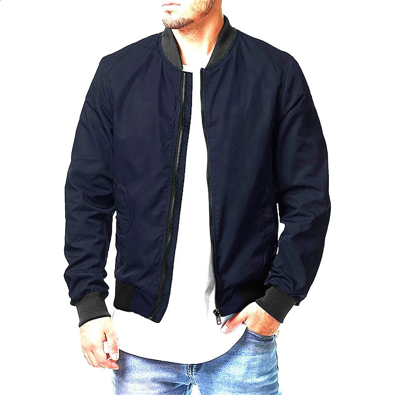 Autumn and Winter Mens Coats White Street Clothing Fashion Bomber Jacket Mens Tace Shark Mens Jacket Windproof Trench Coat Top Jaqueta 240829