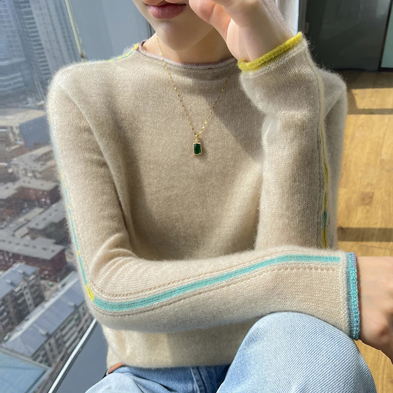Cashmere Sweater Women 100%Soft Comfortable Pullover Sweater Women Sweater Tops Women Womens Long Sleeve Top Sweatshirt 240813