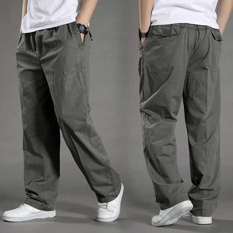 Epligg Summer Spring Cotton Work Wear New In Large Casual Clim Joggers Sweatpants Hombre Autumn Trousers Mens Cargo PantsXJ241112