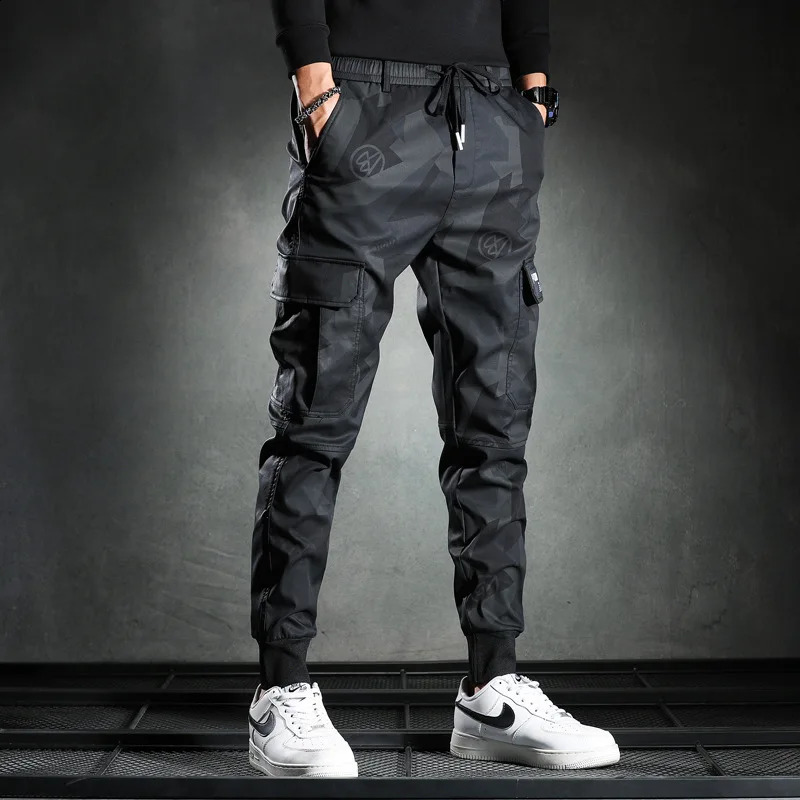Pantalon de mode masculin pantalon de cargaison décontracté pantalon de survêtement de sport