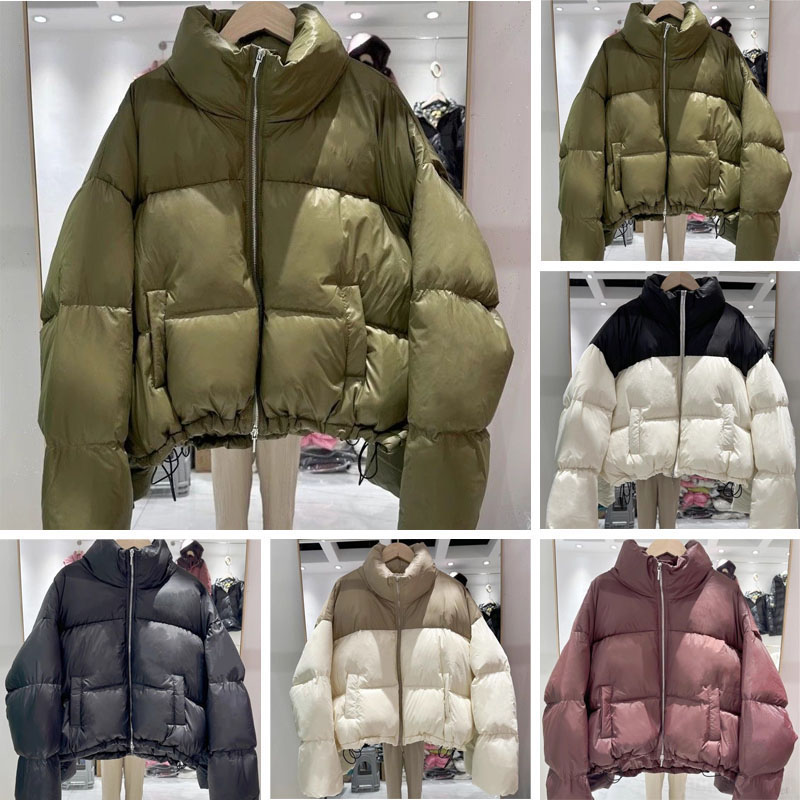 Womens puffer jacket down jacket Classic designer jacket Short lightweight windproof and waterproof Winter jacket Ski thickened warm bread suit Coll