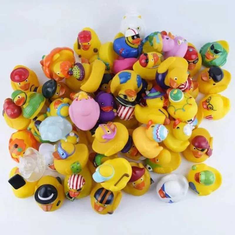5-100pcs Rubber Duck Kids And Toddler Toy Duck Baby Bath Toys Summer Beach Shower Game Toy Birthday Gift For ChildrenXJ240815-image-1012260932