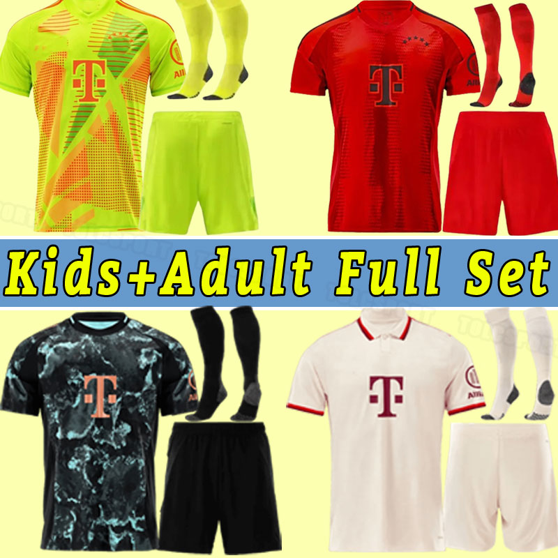 De Ligt Soccer Jerseys 24 25 Mane Sane Hernandez Bayern Munich Gnabry Goretzka Coman Muller Davies Kimmich Football Shirt 2024 2025 Troisième gar