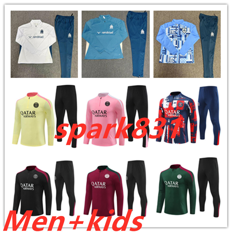 24 25 Olympique de Marsei Lles Milik Soccer Jersey Trackswing Payet 2024 OM GERSON GUENDOUZI KAMARA SOMME MEN KIDS FOOTBOSS TRACULT