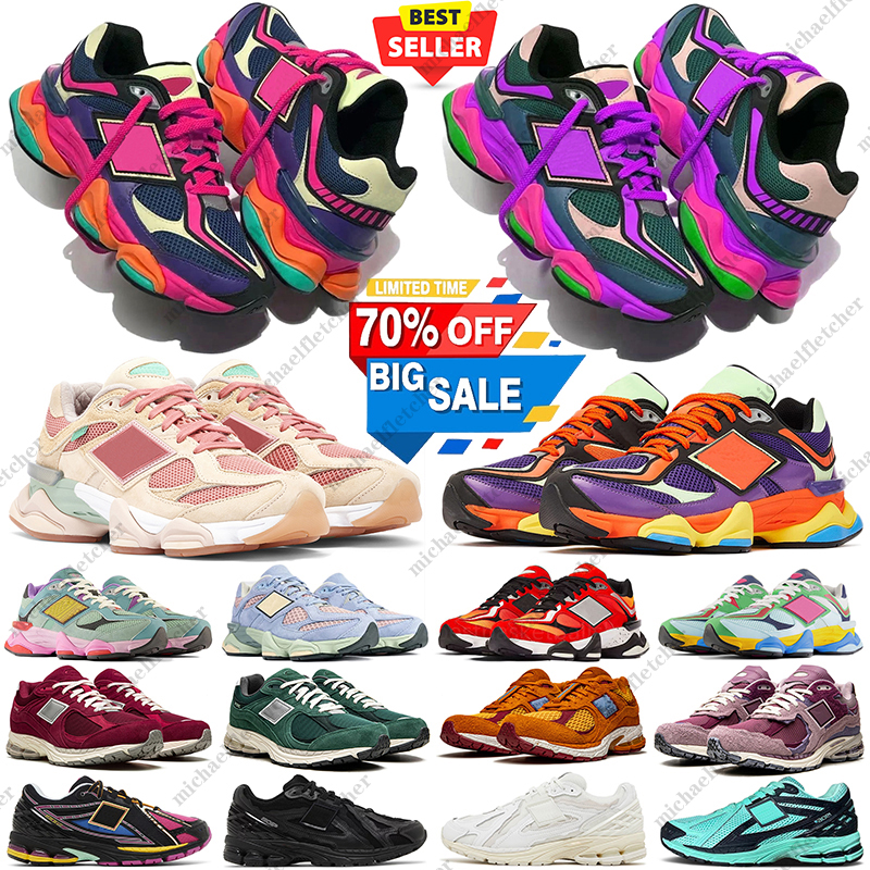 avec des chaussures de course de concepteur de boîte pour hommes femmes cookies cristalies Pink Prism Purple Fire Sign Grey Bordeaux Neon Nights