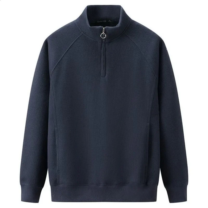 Vêtements pour hommes Pas de sweat-shirts supérieurs pour l'homme Pullover Half Zip Hoodieless Solid Novelty et Winter Co dans le style coréen of