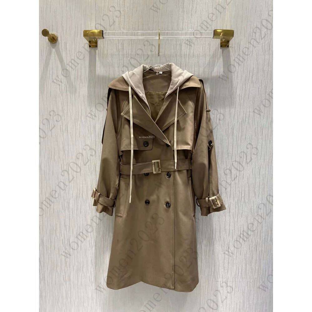 Women trench coat Designer hoody coats Brand hoodies jacket Womens windbreaker Fashion Logo vacation travel hoodie Long coat party design overcoat A