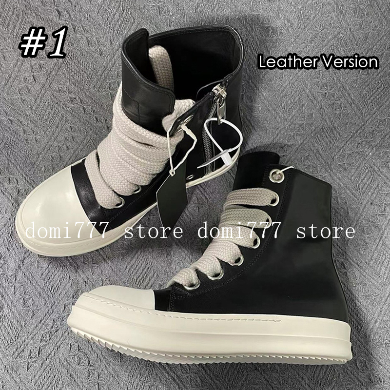 10A de qualité supérieure en cuir / toile / bottes en daim Sneakers de chaussures décontractées pour hommes ou femmes