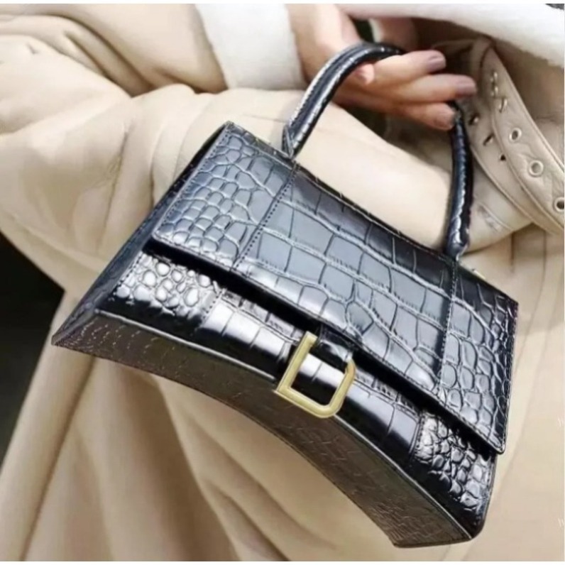10A High Quality Hourglass Luxury Designer Bag Handbags Crocodile Leather Crossbody bags purses designer Woman handbag Shoulder Bags Borse Dhgate Ba
