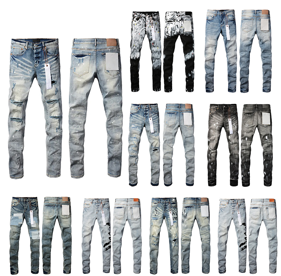 Designer Pants Robin Jeans pour hommes noir 2024 Nouveau style auto-culture et petits pieds pour femmes de la mode
