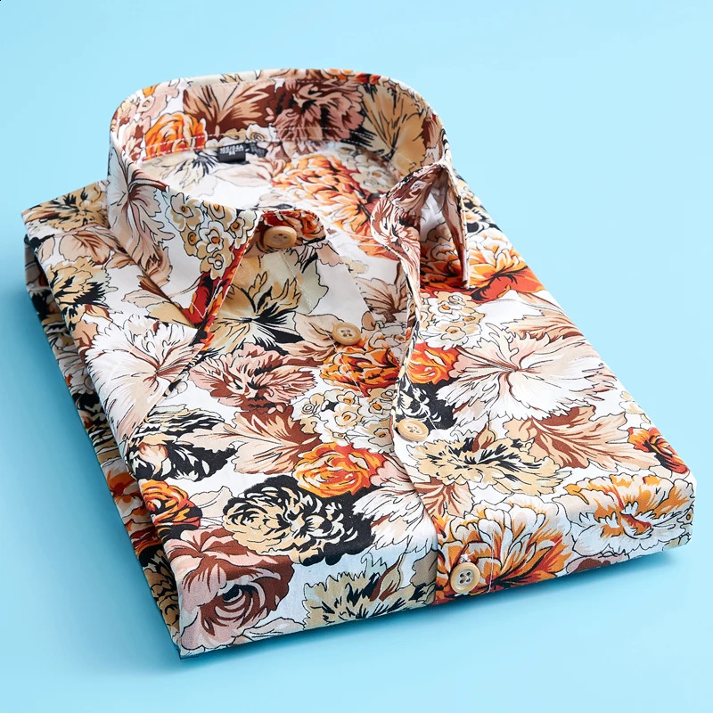 Plus taille 5xl Summer Mens Short Shirts Hawaiian Shirts Cotton Casual Floral Shirts vague régulière pour hommes Clothing Fashion 240816