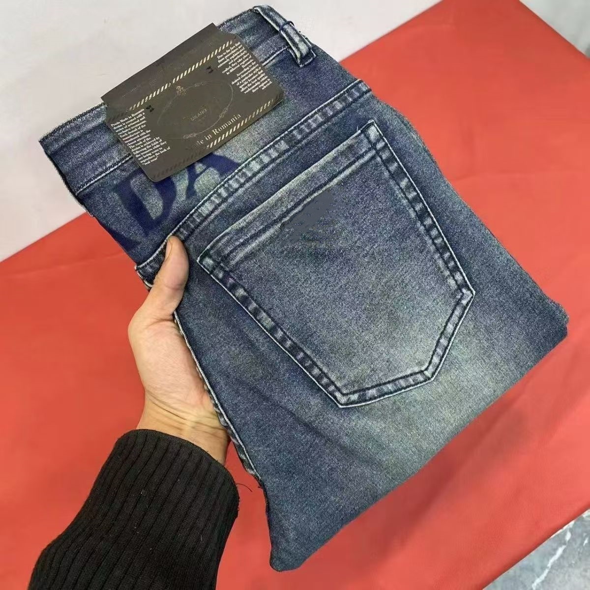 Jeans pour hommes de créateurs, pantalon respirant polyvalent, jean pour hommes élastiques réglables en hauteur, pantalon sportif décontracté pou