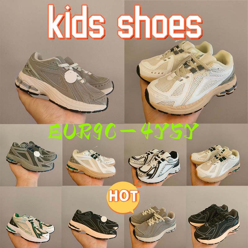 Kids boys girls Running Sneakers Shoes Sea Salt Marblehead White Red Children Trainers Silver Metallic Blue Runner Downtown Size 9C-4Y 5Y-image-900931502