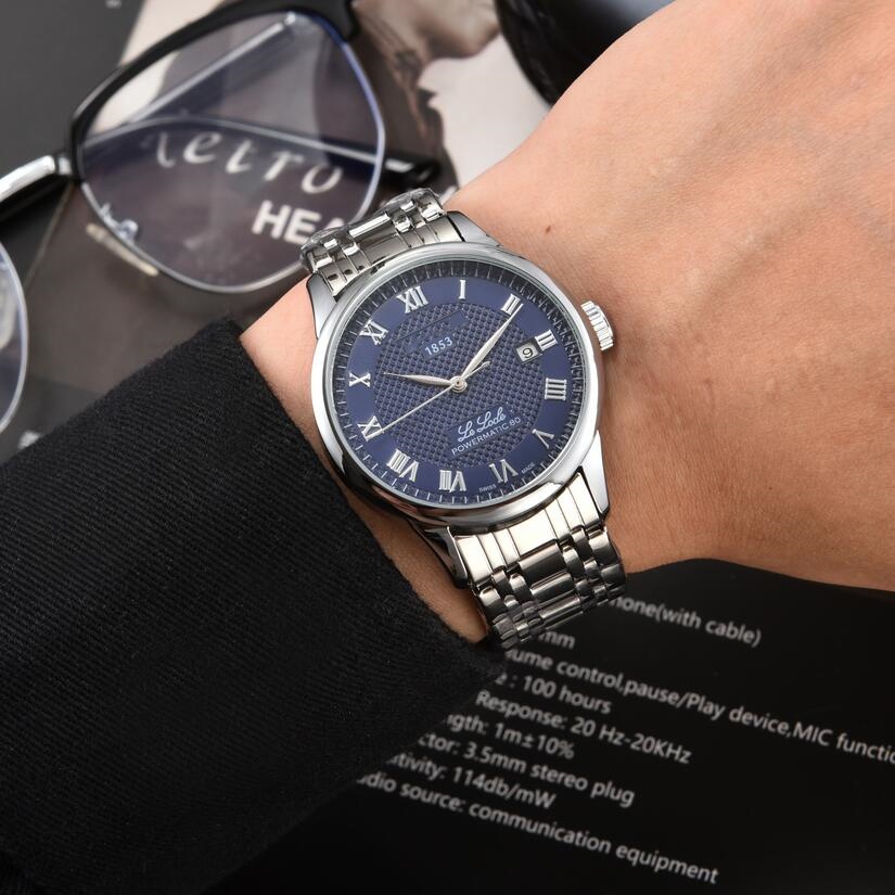 Luxury Brand WristWatches Men business Automatic mechanical watches classics 1853 men's Watch powermatic watch*LeLocle Designer wrist-watch Mon