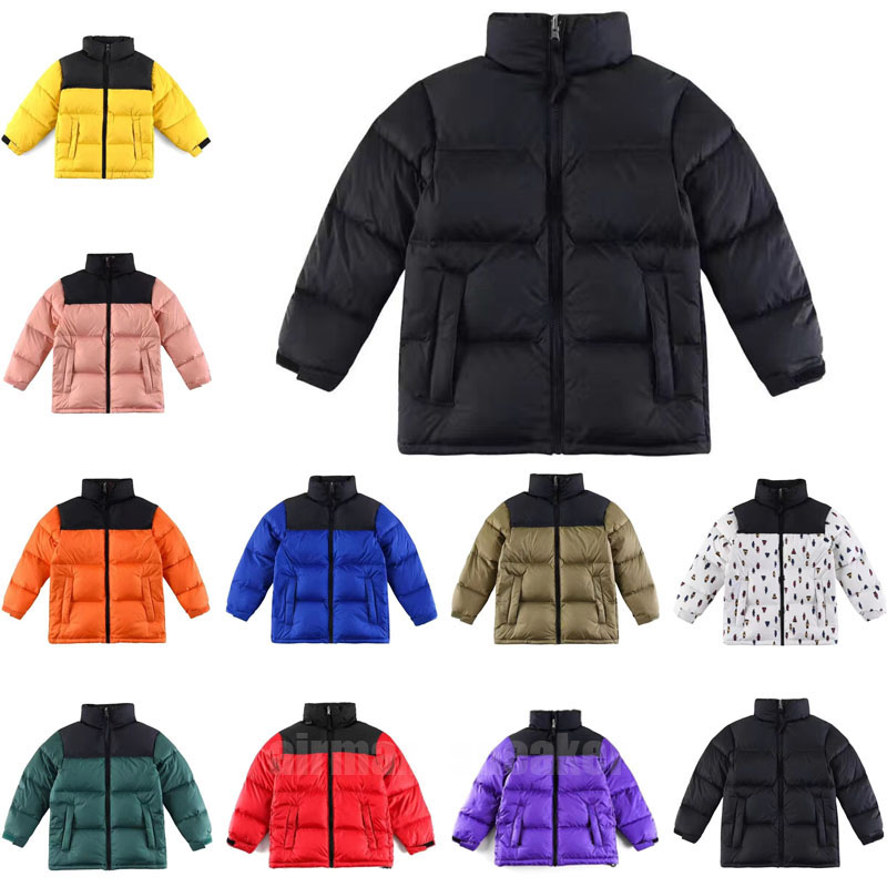 22SS Kids Winter Down Coat North puffer Jackets womens Fashion Face Jacket Couples Outdoor Warm Feather Outfit Outwear Multicolor coats