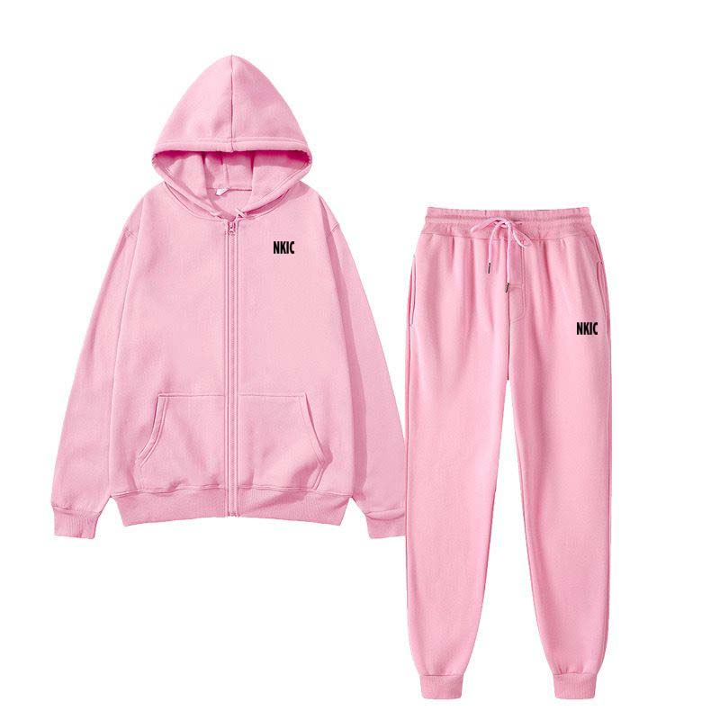 Autumn Winter Sports Men's Brand Tracksuit Hooded Casual Zipper Sweatshirts And Daily Sweatpant Comfort Outdoor Jogging Plus Size S-3XL-image-757740222