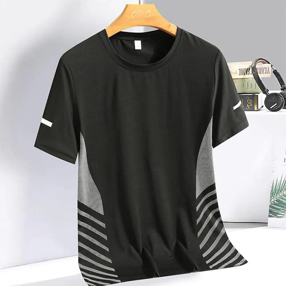 Tshirt à manches courtes d'été pour hommes et femmes séchage rapides t-shirts de sport respirant