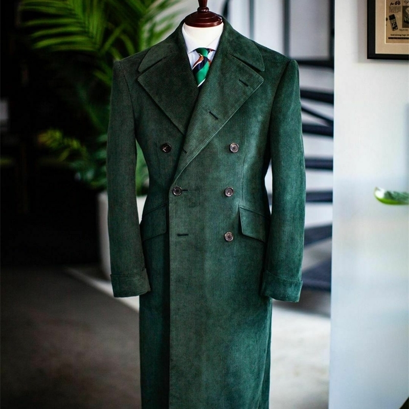 Veste de couvérison notch mâle en velours