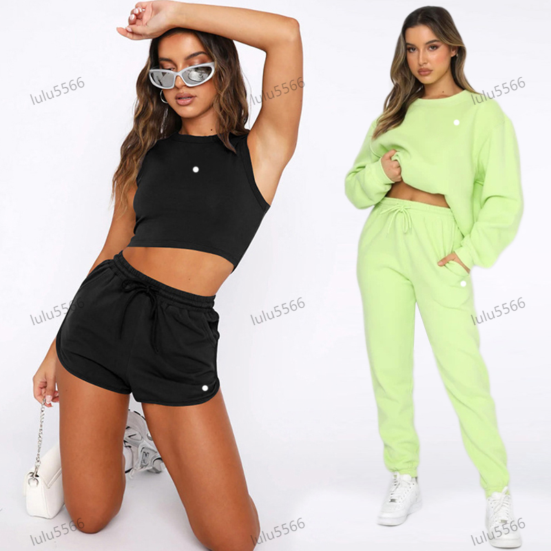 Workout sets women Yoga Set yoga align pants and shorts Vest Top Drawstring Fitness Suit align athletic wear jump tracksuit Runner designer gym c-image-894286661