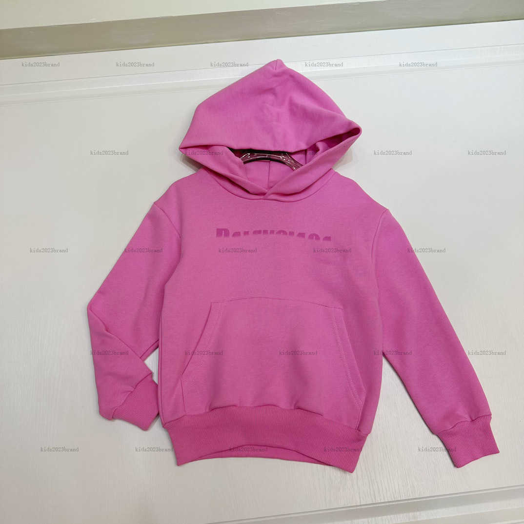 Nouveaux vêtements de bébé Grande décoration de poche abdominale Sweat à capuche pour garçons taille de fille de 100 à 150 cm