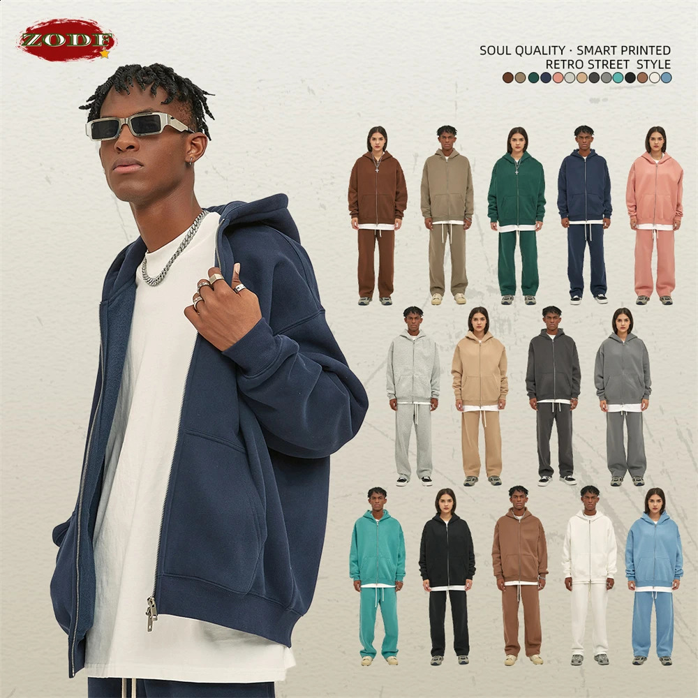 ZODF MENS HAUDE HOODE DOUBLE HOODE HOODIE NEUTRAL LOBE BASE SOID SOID CHAUDE CHOOD HIVER HY0633 240819