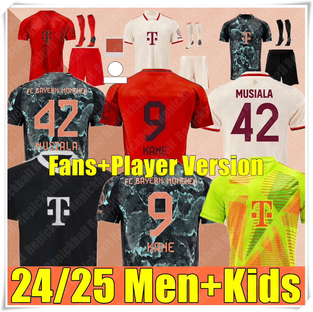 24 25 soccer jersey SANE 2024 football shirt GNABRY GORETZKA camisa de futebol men kids Kit Neuer KANE TEL Bayern kits KIMMICH fans player 50th M-image-855379031
