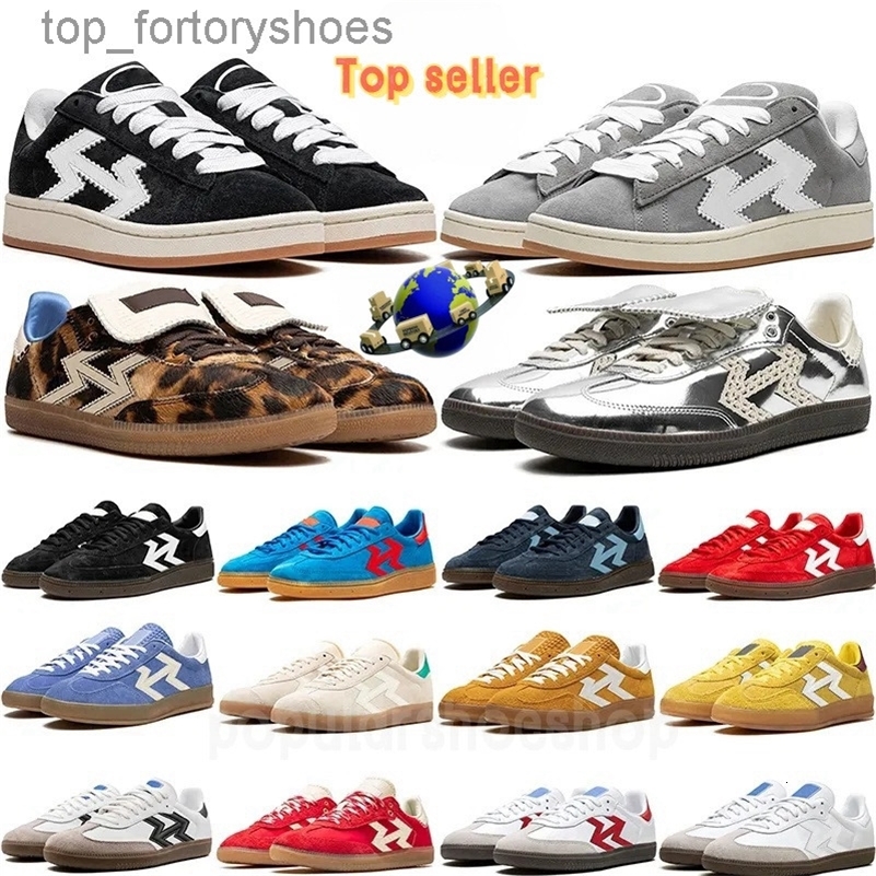 2024 Nouveau livraison gratuite Originals Vegan Handball Platform Plateforme Chaussures Men de femmes Designer OG Léopard Print Chaussures Black