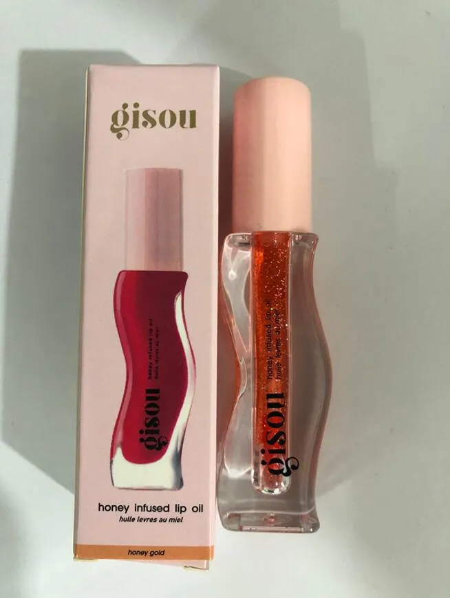 Gisou Lip Oil Moisturizing Lip gloss Coconut Frost Honey Gold Mango Passion Punch Strawberry Sorbet Watermelon Sugar 9ml Fruit plumping Honey Inf-image-1005761974