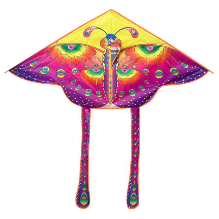 100 PCS 90X50cm Color Butterfly Kite Styles Foldable Easy To Fly In The Breeze Outdoor Recreation Products For Kids-image-424333110