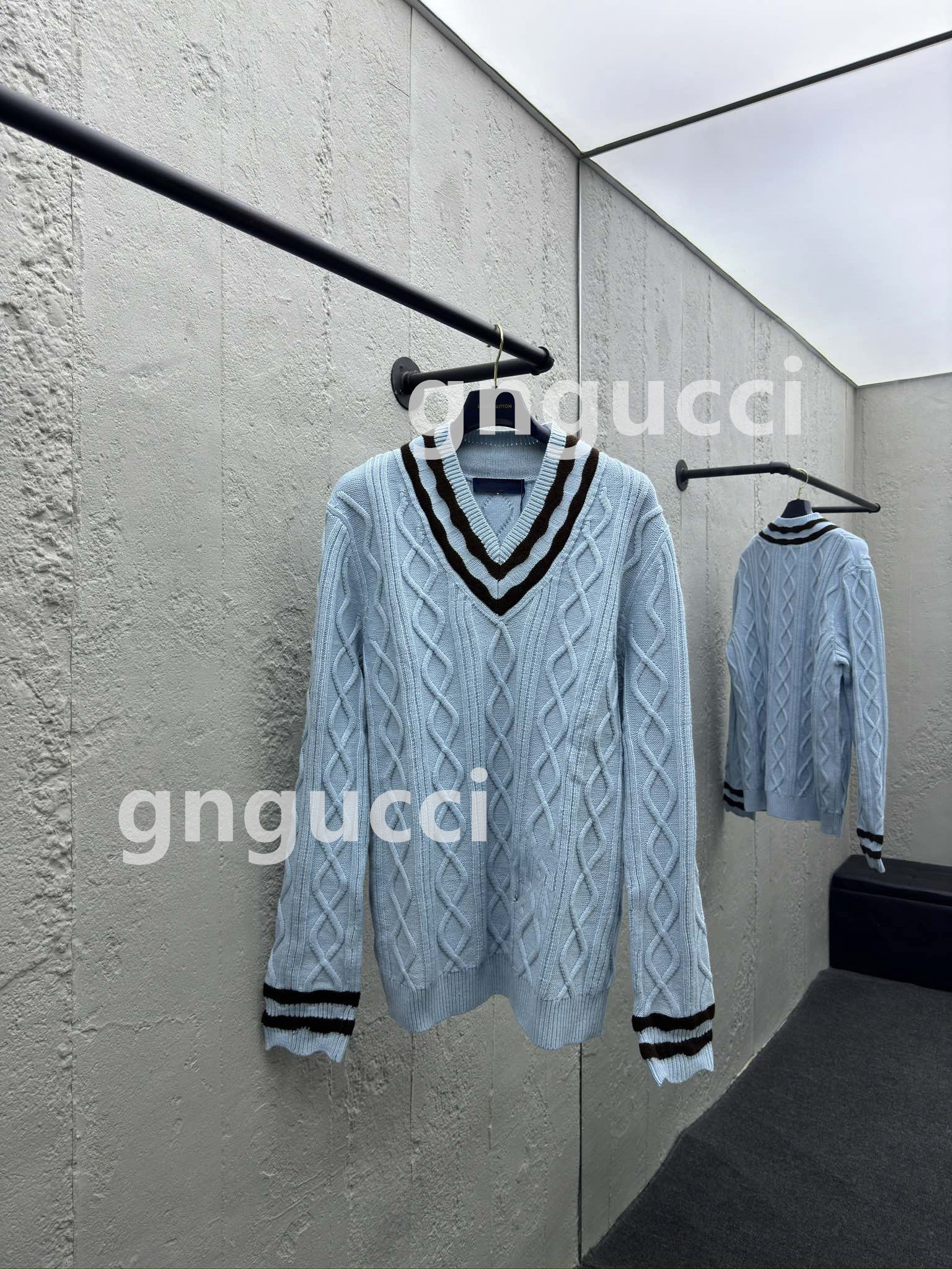 Designers new sweaters for women and mens designer sweaters classic luxury men letter Round neck comfortable high-quality Baby Blue size XS-L
