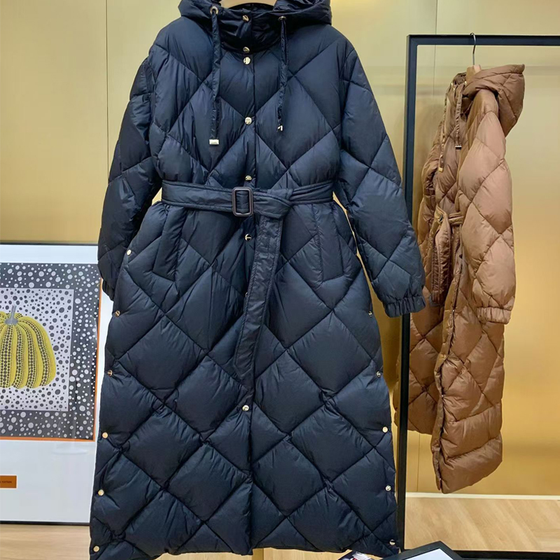 Sweat à capuche de créateur Max Velvet de luxe en velours long trench coat à dessin slim mouche à dessin classique veste décontractée épaissie