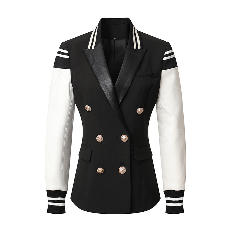 417 xxxl 2024 Livraison gratuite Spring Automne Brand de style Même manteau couche couche à manches longues Bouton Femmes Femmes OULAIDI
