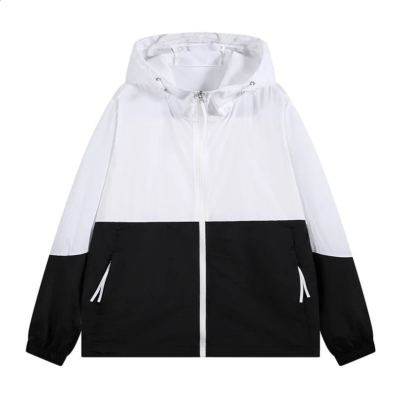 2024 Sunscreen Coats Mens Breathable Sports Waterproof Jacket Summer UV Protection Outdoor Fishing Skin Clothing Couple style 2 240820