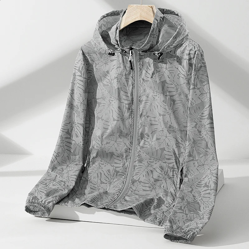 2024 UPF Sunscreen Coats Mens Jacket Breathable Sports Waterproof Summer UV Protection Outdoor Fishing Skin Coat 5xl 240820