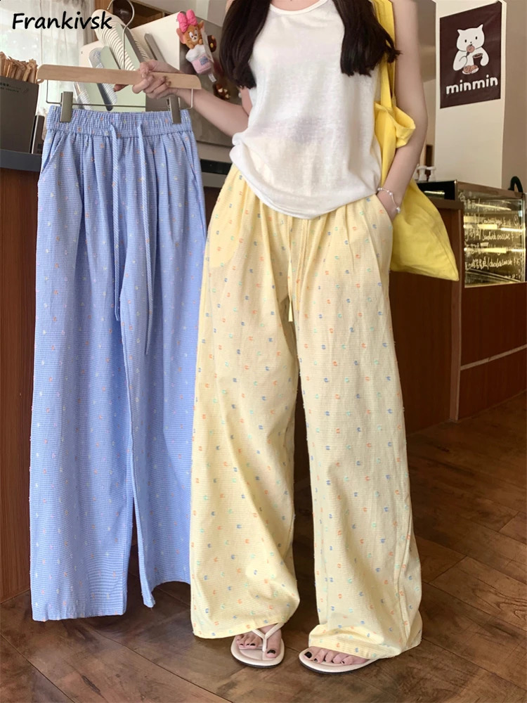Pantalon femmes printemps tendre belle mode coréen style décontracté entièrement entièrement-correspondant