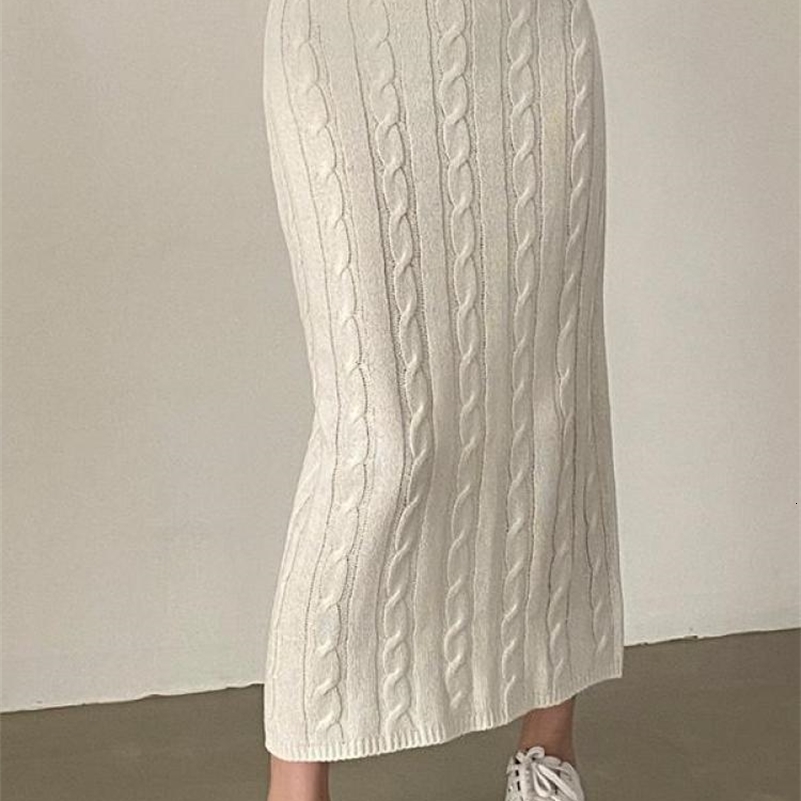 Womens Solid Knitted Skiing Autumn Fashion Winter Ultra Thin Long Leather Retro Leisure Elastic High Waist Straight Leather 240820