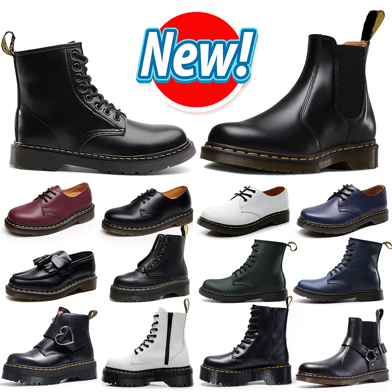 martins designer boots for womens men patent leather boots short platform women marten high leather winter mens snow booties bottom over the knee sh