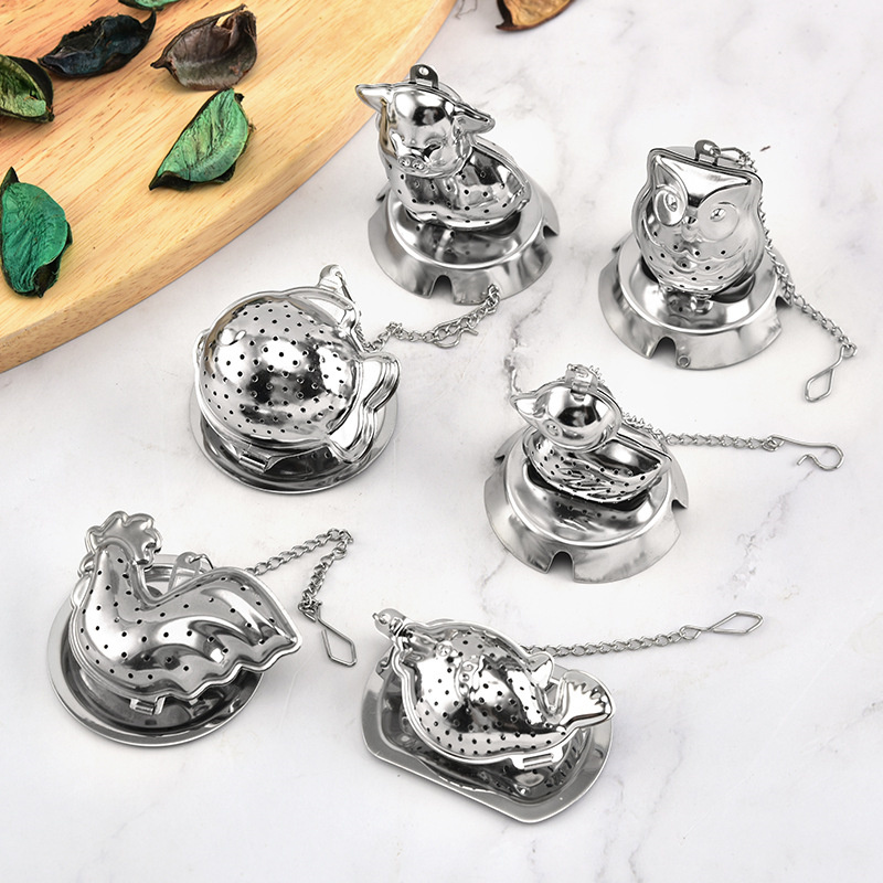 Animal Design Stainless Steel Tea infuser Tea Strainer-image-409882035