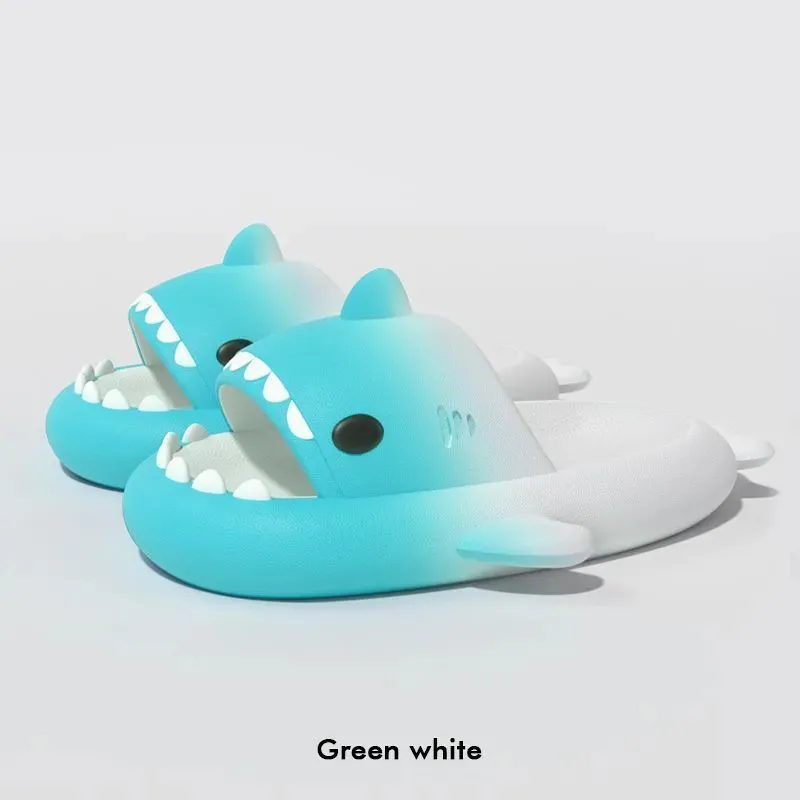2026 New New Designer Slide Sandal Woman Shark Slippers Summer Sliders Men Women Kids Slides Pink Blue Grey Memory Foam Sandals Soft Thick Cushion S