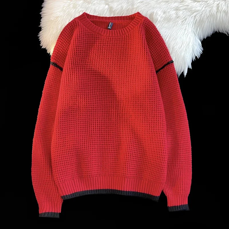 Autumn Winter Fashion Trend Simple Natural Men Casual Sports Knitted Sweater High-quality Outdoor Breathable Pullover Sweatshirt 240821