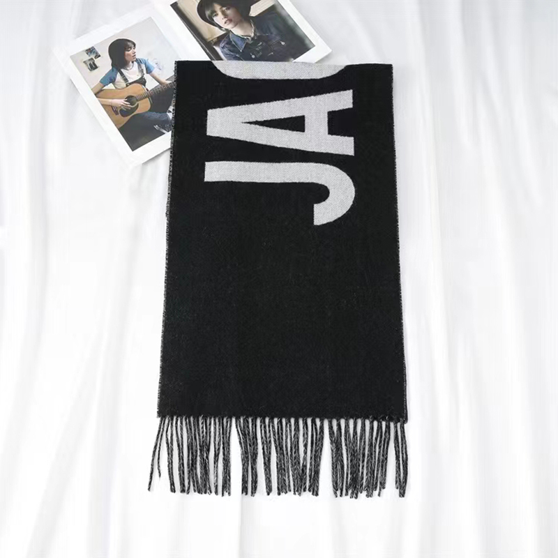 2026 Men 100 Wool Designers Women Letter Multi Pink Designer Cashmere jacquard Scarf Beige Black Gray jaque Scarves Womens jacquemes Scarf High qual