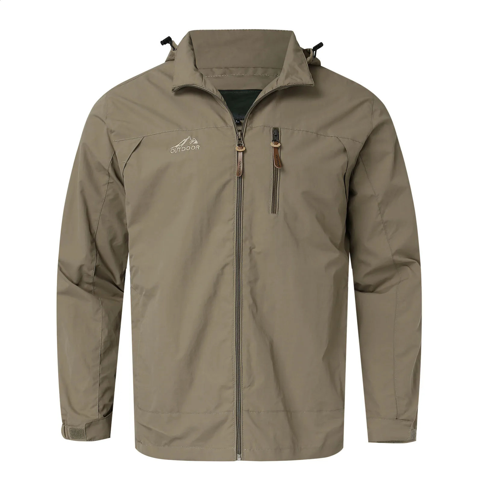 Men Jacket Coat Windbreaker Tactical Waterproof Outdoor Hooded Sports Military European Field Climbing Thin Outwear 240821