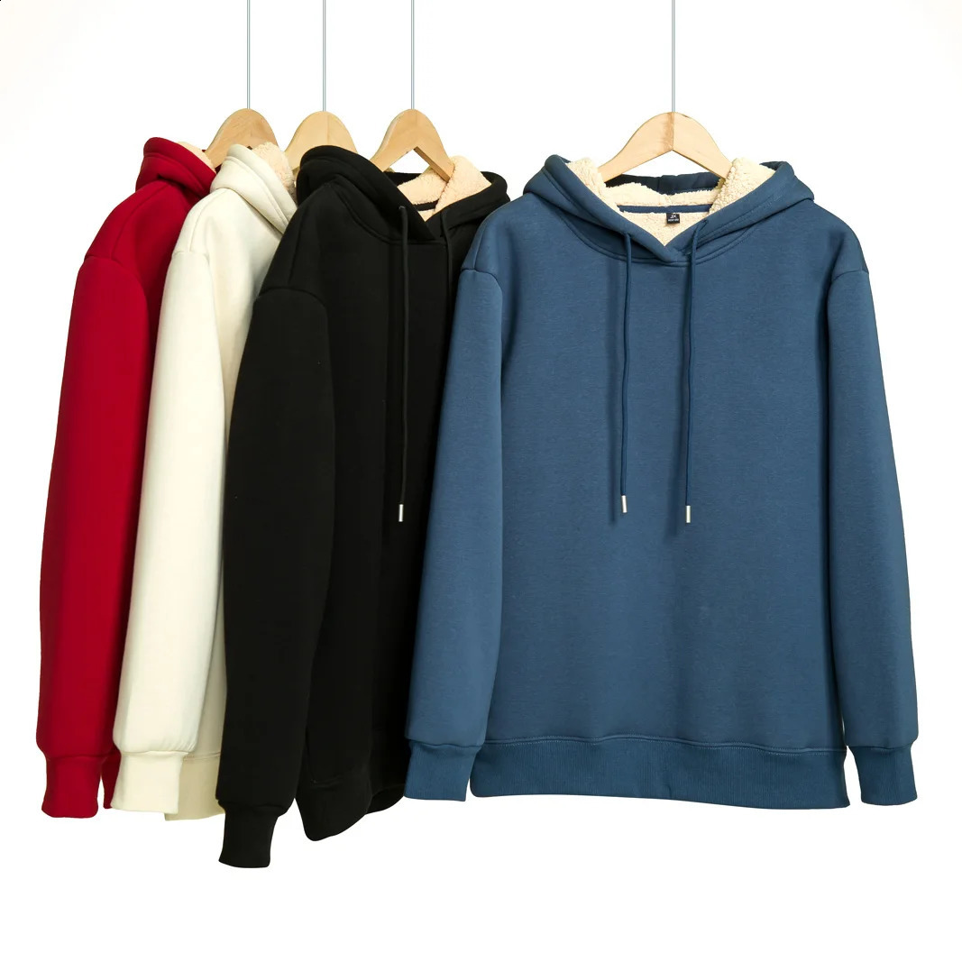 Winter Pullover Hoodie For Men Fleece Sweatshirt Loose Heavyweight 500gsm Blanks Plain Oversized High Quality Wholesale BYB0031 240821