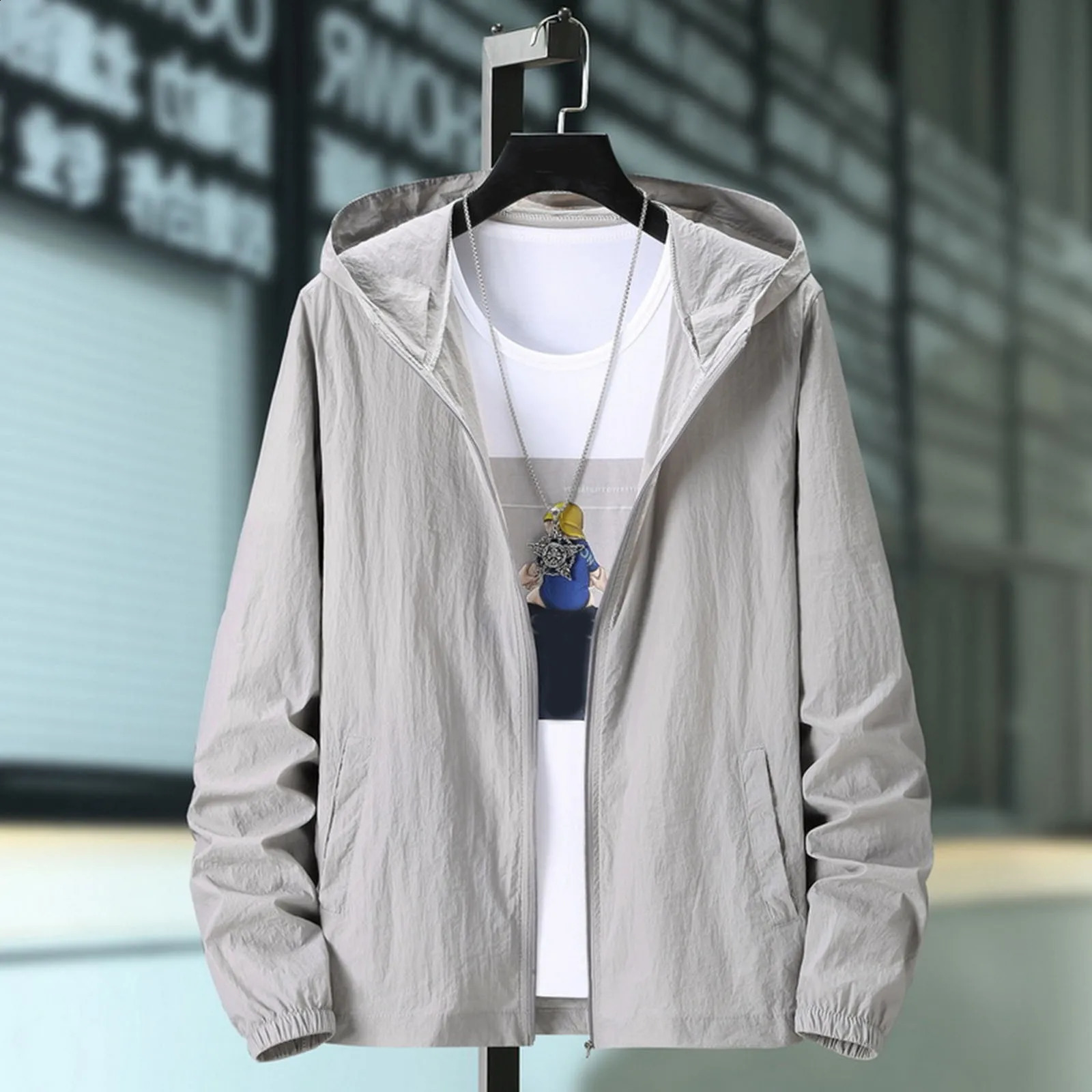 Clai de couches pour hommes Fashion Fashion Solid Surface Pocket Cardigan Clate-éclair Veste Pull 240821